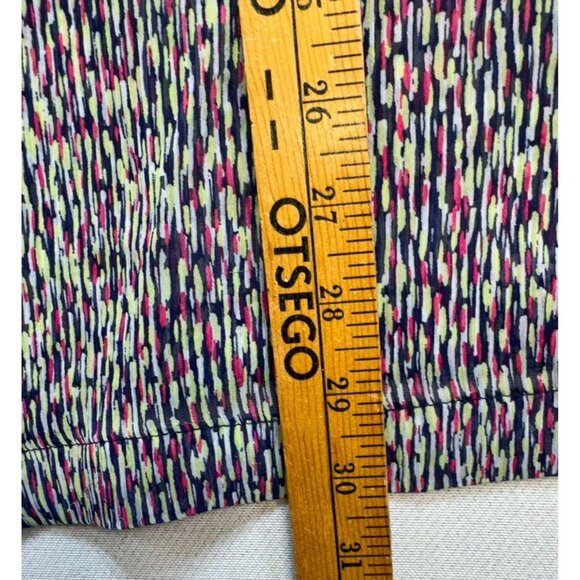 Liz Claiborne Womens Long Sleeve Sheer Blouse XL Colorful Multicolored - Picture 7 of 13